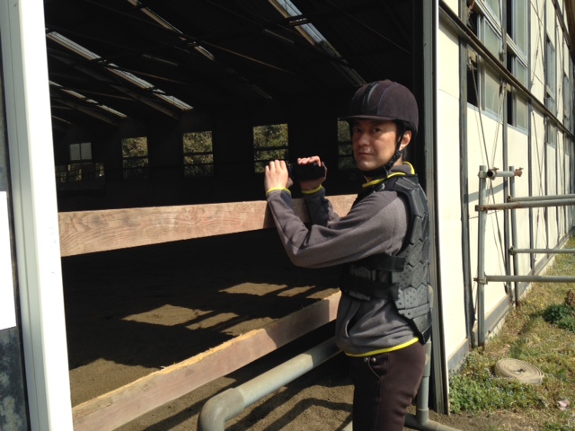 乗馬クラブでレッスンのビデオ撮影を行いました！　茨城県土浦市　Kさん